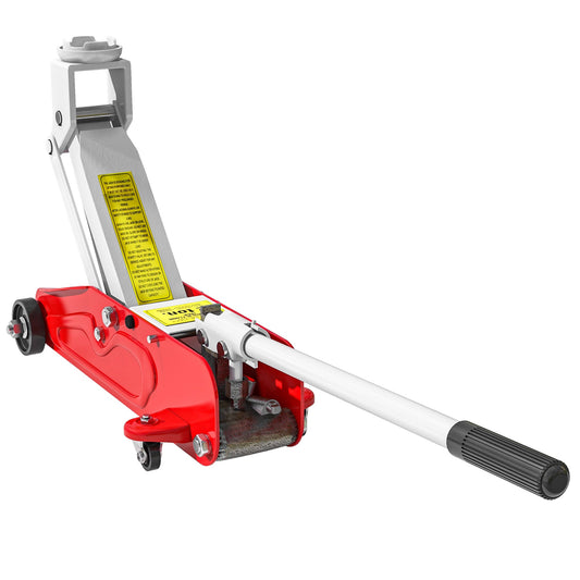 Low Profile Jack, 2 Ton Hydraulic Car Jack for Car Trailer Garage Tyre Repair, Red-0