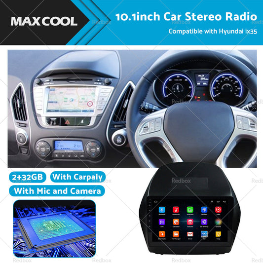 32G Car Stereo Radio Head Unit CarPlay 10. 1 inch  Android11 Suitable For Hyundai IX35-0