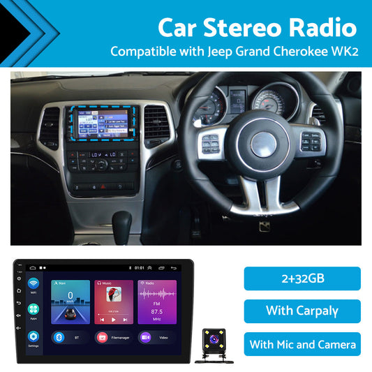 32GB Android 11 Apple Carplay Radio Stereo GPS Suitable for Jeep Grand Cherokee-0